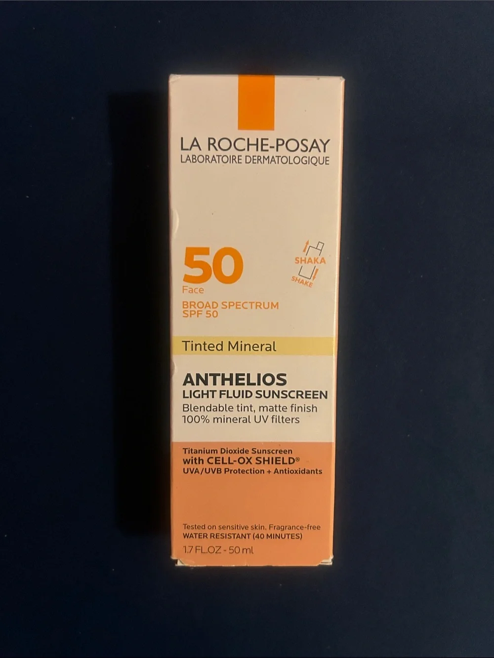Anthelios Tinted Mineral SPF 50 Light Fluid Sunscreen - Tinted